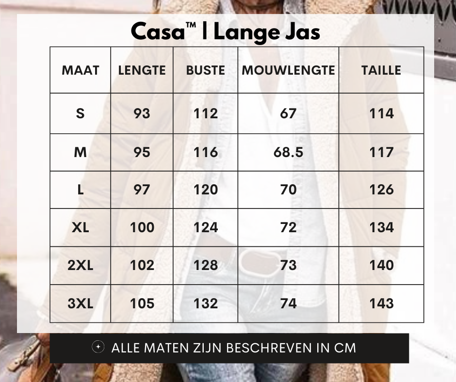 Riflesso™️ Omkeerbare lange jas
