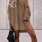 Marivic | Oversized gebreide off shoulder trui