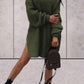 Marivic | Oversized gebreide off shoulder trui