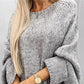 Cripes Pull cape élégant en tricot pour femmes