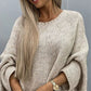 Cripes Pull cape élégant en tricot pour femmes