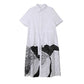 Macy | Kalmeer honing midi-jurk