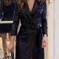 Victoria | Elegante Luxe Jurk met volledige mouwen