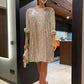 Mini-robe de soirée ample Cripes