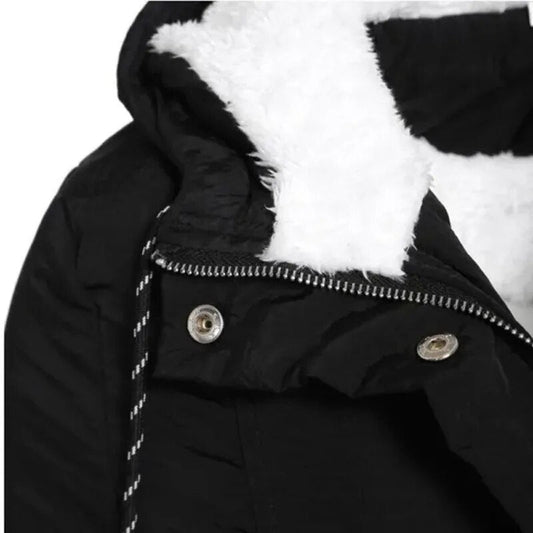 Manteau d'hiver Pelucheux Coupe-vent